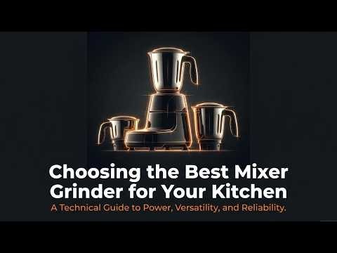 The Ultimate Mixer Grinder Buying Guide | Top Picks for Every Kitchen