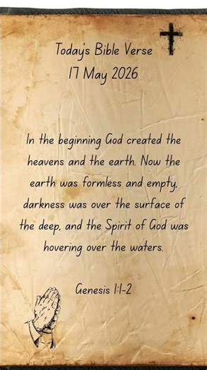 Today’s Bible Verse Genesis 1:1-2 (NIV) #bible #bibleverse