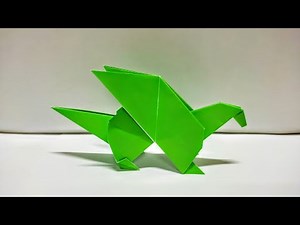 Origami Dragon Easy - How to make a paper dragon step by step