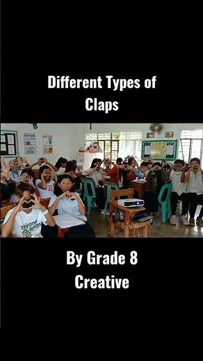 Different Types of Claps by Grade 8 Creative ♥️ #creative #grade8 #lovescars #sheeeeesh