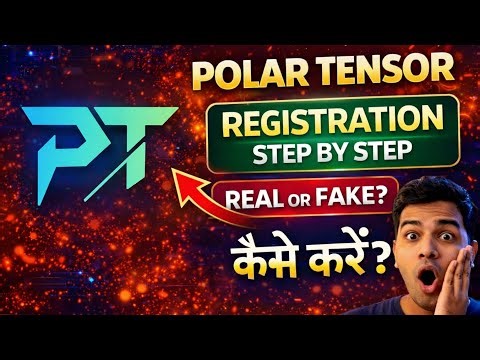 Polar Tensor Me Registration Kaise Kare | Polar Tensor Sign Up Process