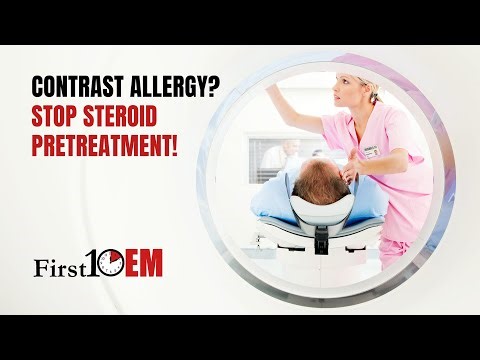 STOP using steroids for CT contrast allergies