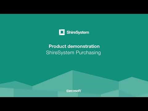 ShireSystem Product Demo - Purchasing