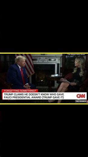 Trump Forgets He Honored Fauci