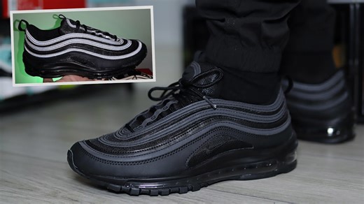 A True GOAT: Nike Air Max 97 Triple Black On-Feet Review