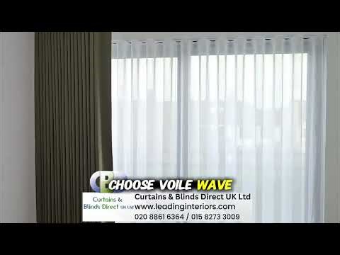Voile Wave Header Curtains | Light, Elegance & Privacy for London & UK Homes