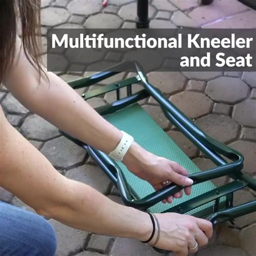 "My 70 year old mother loves gardening and this thing is great. The kneeling foam is really thick and cushy.the sides are sturdy enough to help her up." ⭐⭐⭐⭐⭐ - Julie B. If getting up from the garden feels harder every year... you're not alone. Over 60% of adults 55 deal with knee and back pain that makes simple gardening feel impossible. The Multifunctional Garden Kneeler & Seat was built for exactly this. ✔️ Relieve back pain and knee pressure ✔️ Sturdy rails and comfort padding for knees ✔️ U