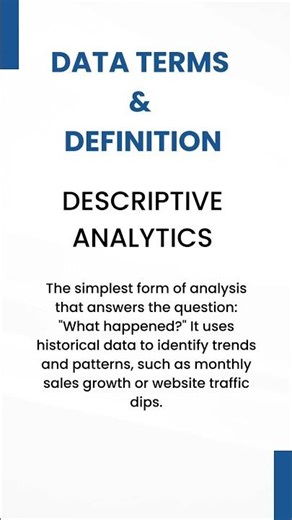 What Is Descriptive Analytics for Beginners? #dataanalytics #eressiadata