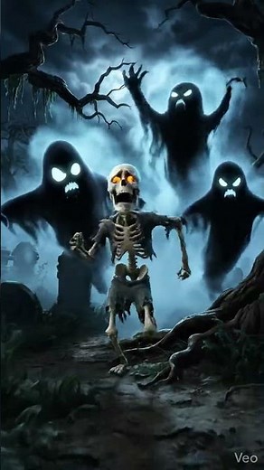 Crying Skeleton Runs – Emotional Haunted Animated Short #shorts