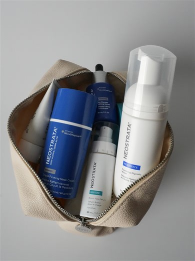 One zip. Three skin goals. Which one are you choosing?​ Every NEOSTRATA collection is built for a different skin need: ​ Skin Active – activates skin longevity for a visibly tighter, younger appearance​ Resurface – glycolic acid-powered exfoliation to smooth texture and refine pores​ Restore – barrier supporting, gentle formulas to replenish fragile, sensitive skin​ Same science. Different skin priorities. Unzip the one that's right for you. #neostrata #skinlongevity #barrierrepair #glycolicacid