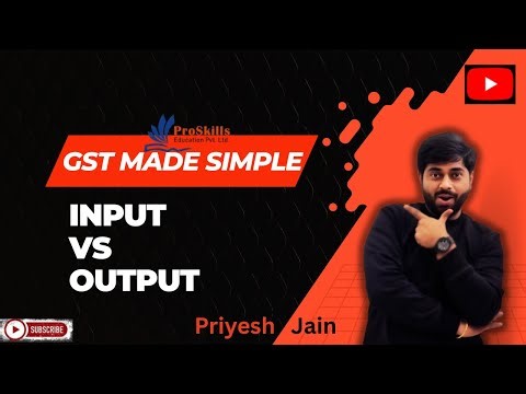 GST Basics Explained in Hindi | GST Rates, Input Output Tax & GST Accounting Entries