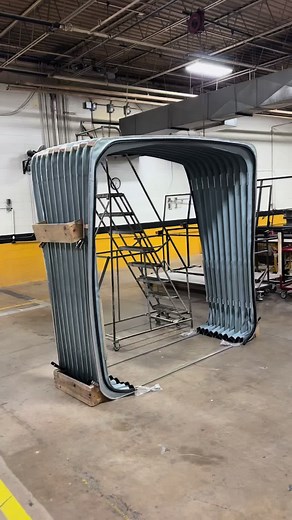 Bridging Connections, Flexibly! Our custom large format bellows provide seamless connections between modular sections. From buses to containers to modular buildings-we create flexible passageways that move with you. Want to learn more? Visit https://dynatect.com/categories/protective-covers/bellows/ ! #manufacturing #bellows #madeinusa #fypage #dynatect #industrial #fyp #innovation #safety #madeinwisconsin