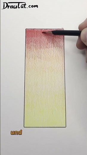 Farben mit Buntstiften ineinander übergehen lassen - kleines Tutorial #buntstifte #malen