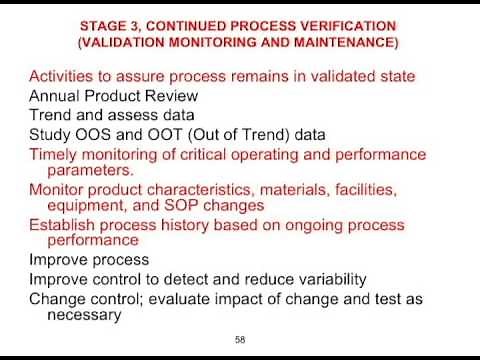 Understanding the Three Stages of Process Validation