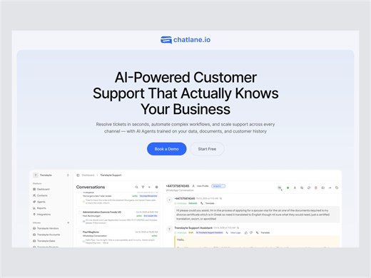 AI-Powered Customer Support Website