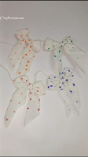 😍Cute Tissue Paper Bow🎀| 5Min DIY Wall Decor💖| So Aesthetic#craftersimran#diy#viral#tissuepapercraft