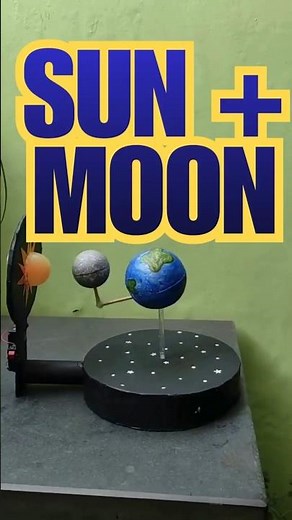 Solar Eclipse & Lunar eclipse Model Explained #diy #lunareclipse #scienceproject