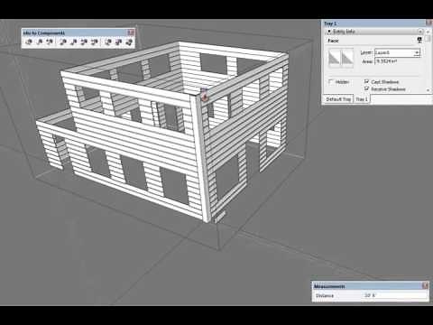 Sketchup - 3D Siding with the s4u To Components plugin