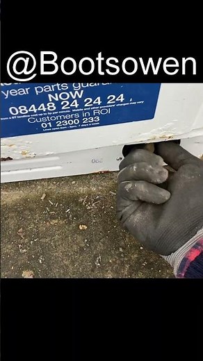 How to clean and check Indesit IWB6123 washing machine filter: Hunting for treasure on the street!