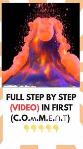 1.8K views | Make Your Own Glowing Volcano at Home Looking for a...