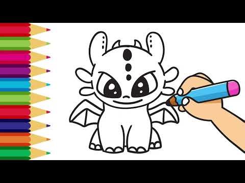 HOW TO DRAWING DRAGON | How to Train Your Dragon