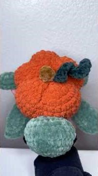 Crochet a Pumpkin Turtle with me! 🎃🐢