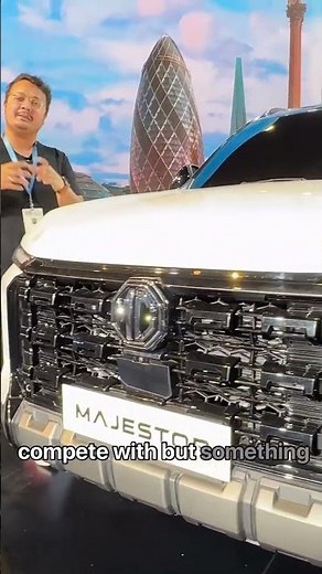New MG Majestor SUV Revealed | First Look and Details | Auto Expo 2025 India | autoX #shorts