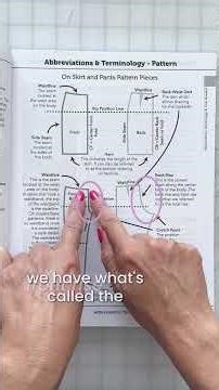 Skirts and pants pattern terminology | The Fitting Book #patternmaking #sewing #sewingpatterns