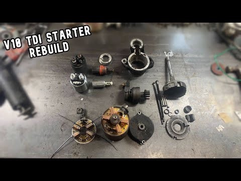 V10 TDI Starter rebuild
