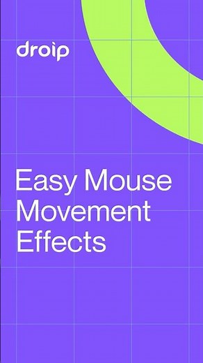 Create Easy Effects With Mouse Movement