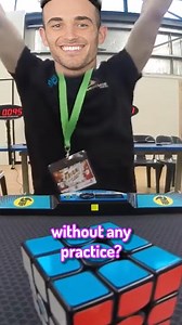 23K views · 618 reactions | Can I Solve A Rubik's Cube With No Practice? #rubikscube #rubiks #strategy #education #sambucha | Sambucha | Facebook