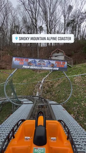 “Ride the Hill, Feel the Thrill” on the LONGEST downhill track in the United States on your Spring Break here at Smoky Mountain Alpine Coaster! 🎢🤩🏔🌞 | Smoky Mountain Alpine Coaster