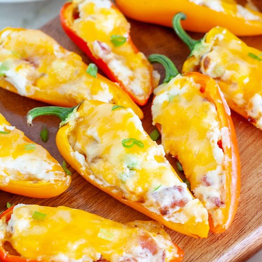 Cream Cheese Stuffed Peppers - Food Lovin Family