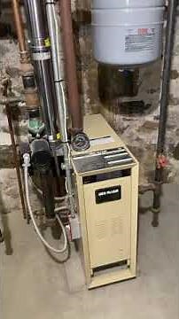 Maintenance on a high efficient Weil McLain boilers