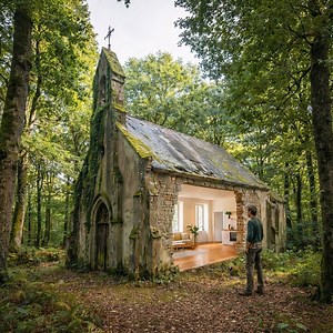 This Man Rebuilt an Abandoned Church Deep in the Forest Into a HIDDEN Home #AbandonedChurch #ChurchConversion #ForestHouse #HiddenHouse #OffGridHome #SoloBuild #ASMRConstruction #CinematicBuild #NoTalkingVideo #SlowBuild #AbandonedRestoration #MinimalArchitecture #AIHouseBuild | Abandoned to Amazing