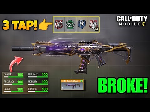 M4 "BROKEN" GUNSMITH BUILD | Best M4 Gunsmith Loadout | Season 9 COD Mobile