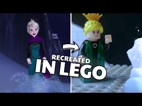 "Let It Go" song recreated in LEGO