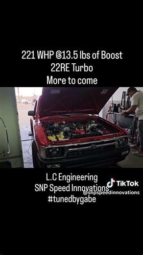 Not Bad for 22RE Turbo Street Truck! #turbo #22r