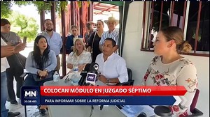 類Barra de abogados coloca módulo en un juzgado ante la #ReformaJudicial | Meganoticias Sur de Sonora | Facebook