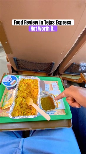 82902 Tejas Express Food Review 🍽️ | Ahmedabad to Mumbai Journey