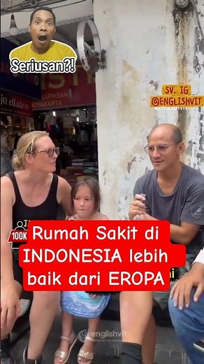BULE BELGIA!! RUMAH SAKIT INDONESIA TERBAIK #bule #viral