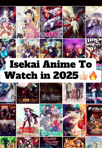 Top Isekai Anime to Watch in 2025