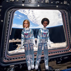 Barbie first became an astronaut in 1965. Now, she's traveled to outer space, thanks to the International Space Station
