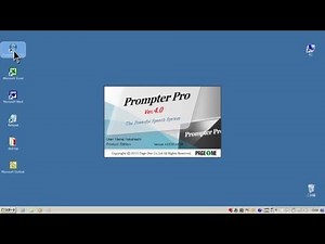 高性能プロンプター「Prompter Pro4.0」ソフトウェアの使い方！【株式会社ページワン】
