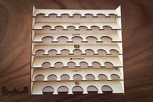 GREAT RACK System - SINGLE Section Bundle - the Miniature Painter's Modular Paint Rack System - Wall-mounted Paint Storage and Organization - Etsy