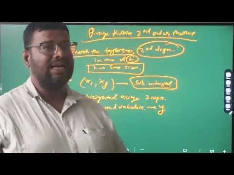 Runge Kutta Method second order : overview and formula