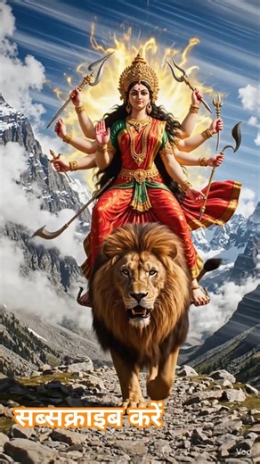 ⚡ माँ का ये शक्तिशाली रूप आज तक नहीं देखा होगा!#दुर्गा #नवरात्रि