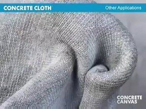 Another Amazing Invention! Concrete Cloth via Concrete Canvas | Wonderful Engineering