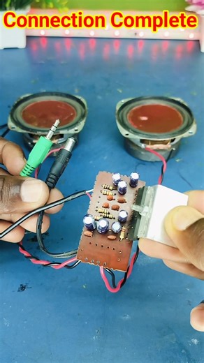 Audio amplifier 6283 IC kit audio testing 😮🔥 #6283kit #audioamplifier