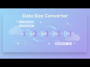 Data Size Converter Tool | Convert KB, MB, GB, TB Online Free